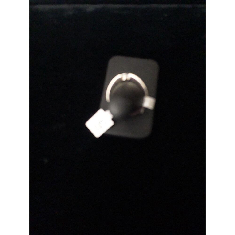 Sterling Silver mens cz ring sz 10 - Picture 2 of 5